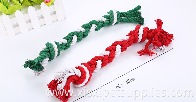 Christmas Dog Toy 2019 New Arrive Handmade Weave Rope Dog Toy bone